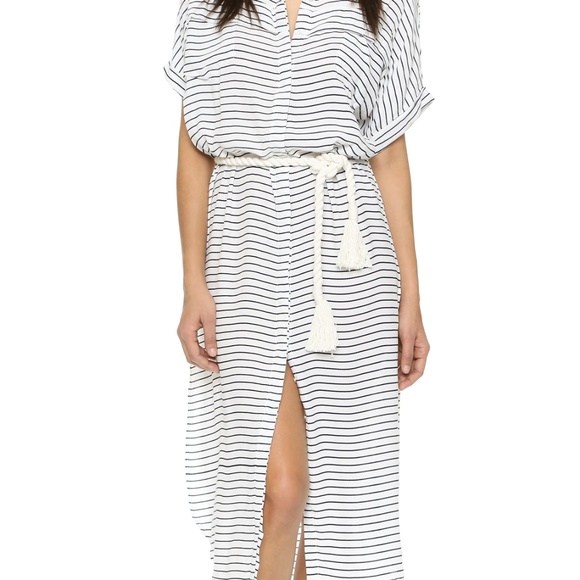 faithfull the brand gigi shirt dress Faithfull the Brand Gigi Shirt Dress Sea Salt Print